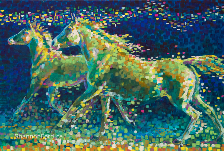 equine art, horse art, Arabian Horse Painting