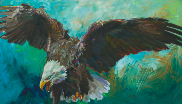 Bald Eagle Painting, shannon ford